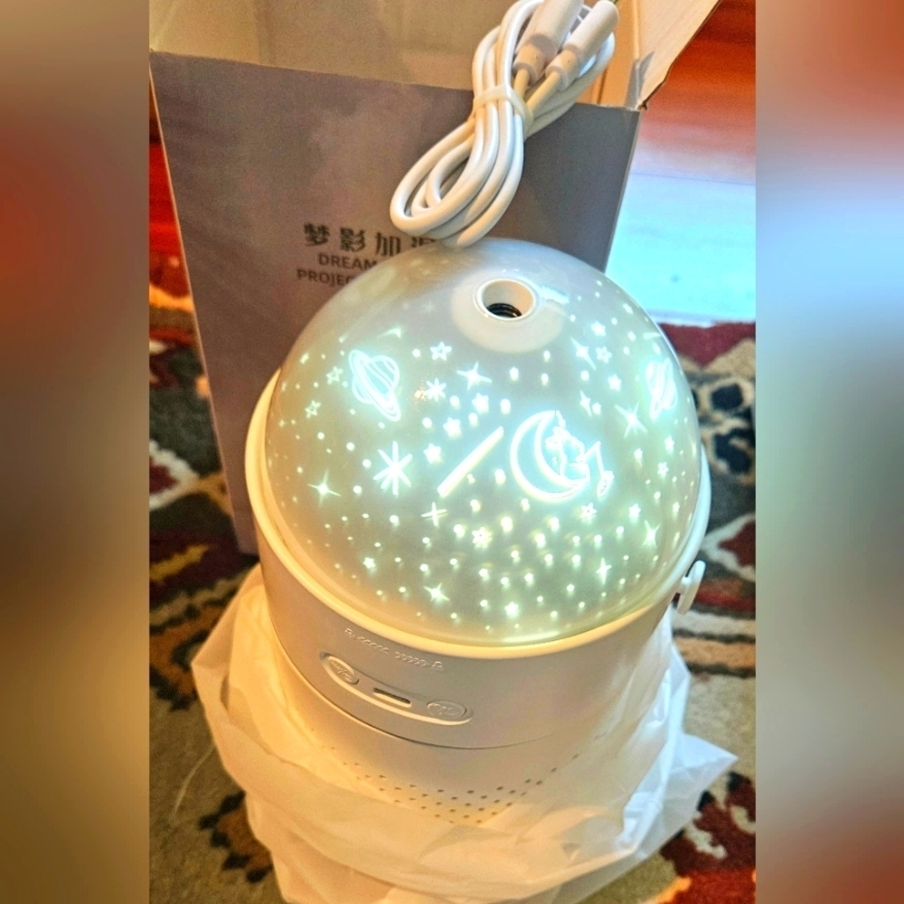 Humidifier,night light projector - Picture 10 of 10